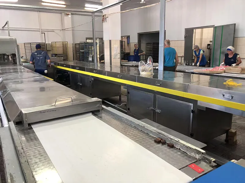 Línea de producción de barras de chocolate totalmente automatizada para un cliente ucraniano