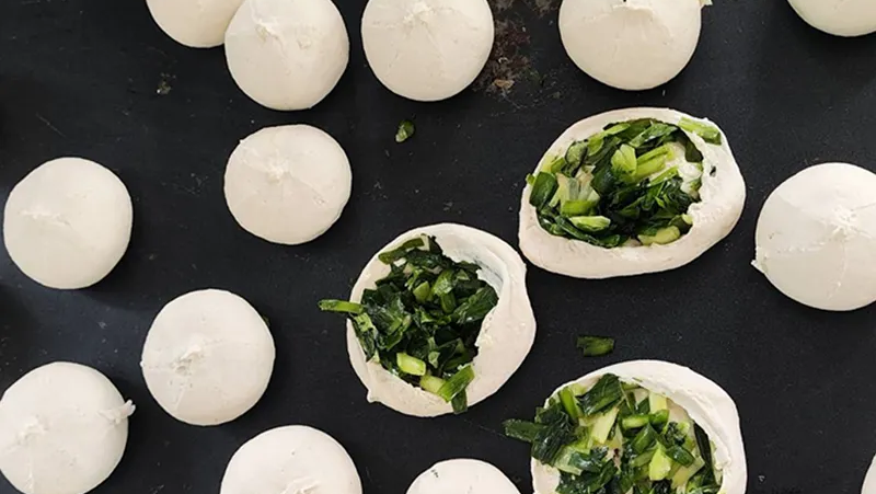 Llenador de masa para una fábrica de alimentos vietnamitas