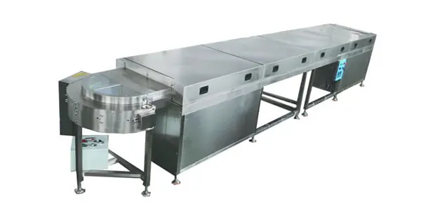 Túnel de enfriamiento curvada de 10m