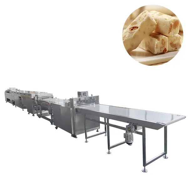 Línea automática de formado y corte de barras de cereal