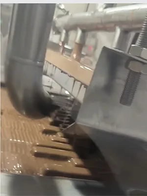 Bañado de chocolate y enfriamiento